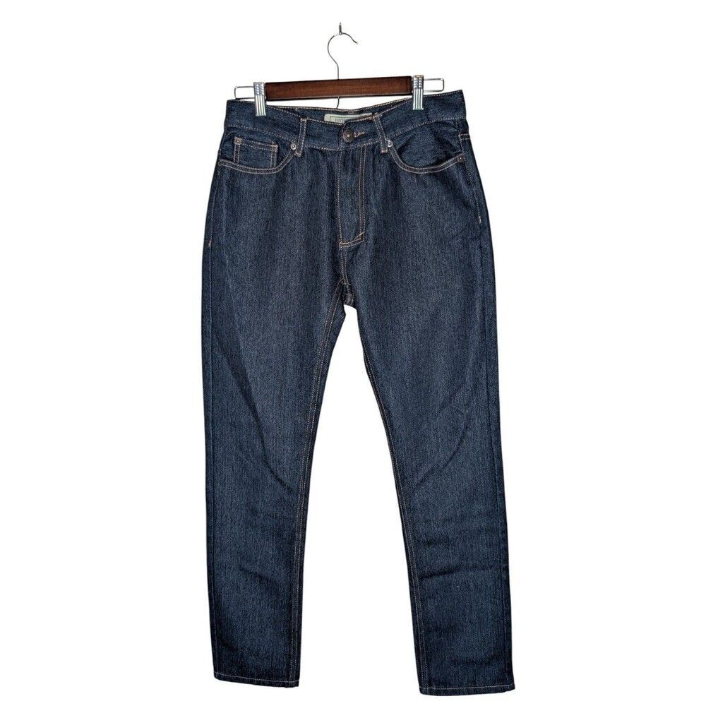 VINTAGE GENES Men's Size 30x32 Dark Blue Slim Leg Denim Jeans